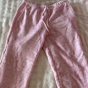 Pink Dairy Boy Straight Leg Sweatpants